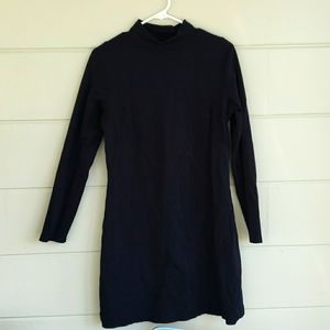 Everlane Long Sleeve Black Mini Dress